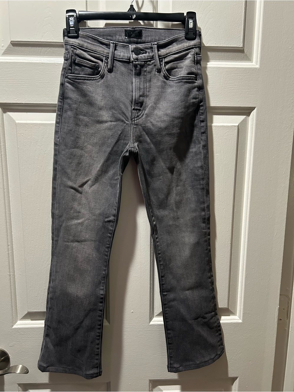 MOTHER The Outsider Flood High Waist Ankle Boot Cut Jeans in Just One More Sz 24